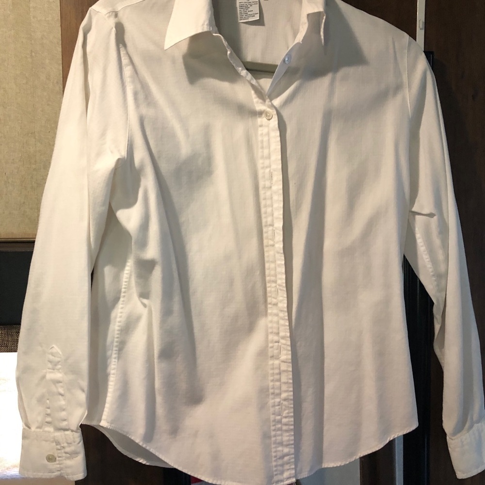 White Talbots blouse